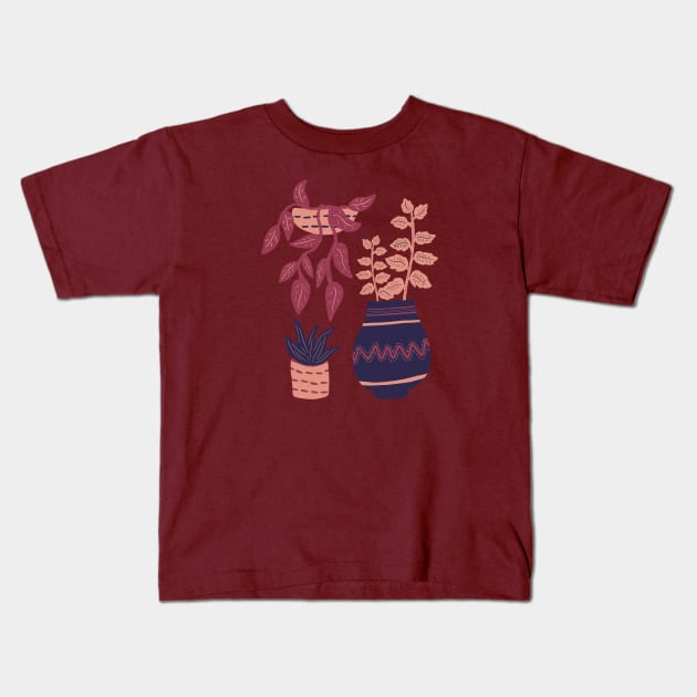 Plant Collector Kids T-Shirt by sadsquatch